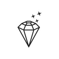 diamante icono para web y gráfico diseño vector