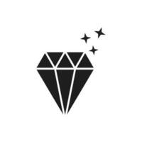 diamond icon for web and graphic design vector