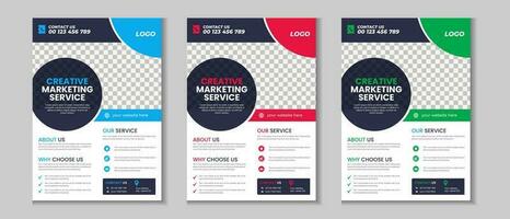 Flyer collection, bundle of flyer, set of flyer brochure, annual report, proposal, leaflet, company profile, digital marketing layout, booklet, case of study, a4 presentation design with mockup vector