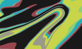 Futuristic holographic waves background. Vivid vibrant abstract gradient. Vector illustration