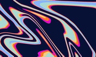 Holographic swirl psychedelic background. Abstract gradient art vibrant color. Vector illustration