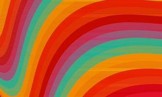 abstract wavy background. Psychedelic hippie groovy 70s color. Hippie banner background vector