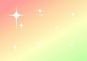 abstract gradient color background with glitter sparkle star. Vector illustration