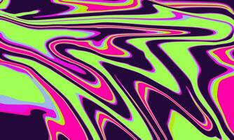 Abstract liquid background. Dynamic wavy colorful gradient. Abstract marble psychedelic background. Vector illustration