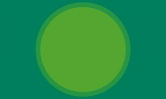 Abstract green background. Minimalistic circle green. Vector illustration