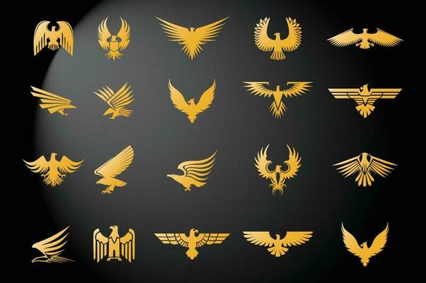 Golden Eagle Vector Art, Icons, and Graphics for Free Download