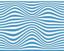 Horizontal blue oktoberfest background. Seamless line pattern distorted effect. Vector illustration