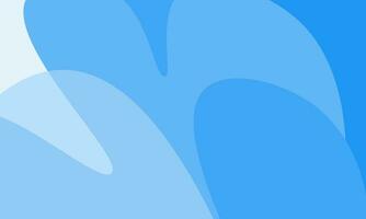 Blue wavy abstract background. Organic shapes art creation. Template design for social media, banner, card vector