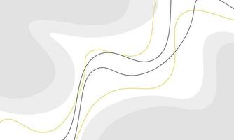 Vector abstract white background. Dynamic waves gold, white. Abstract white luxury background