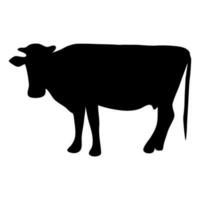 cow goat silhouette eid adha illustration vector