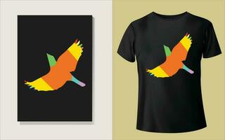 Multiple color Tee shirt design vector