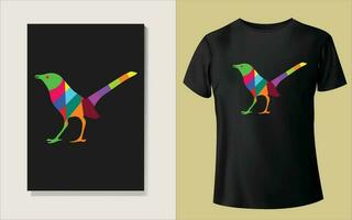 Multiple color Tee shirt design vector