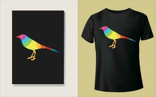 Multiple color Tee shirt design vector