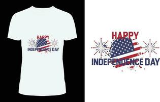 happy Independence Day USA T shirt design vector