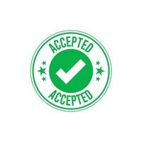 Accepted stamp vector