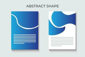 abstract shape design for flyer, brochure, banner and social media post. colorful geometric shape design. vector
