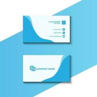 vector modern creative and minimal business card, corporate clean business card