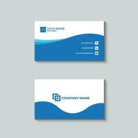 modern and clean simple business card design vector