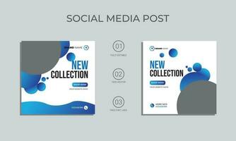 fashion sale social media post design. vector special offer social media template.