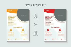 modern business flyer design,  creative flyer template vector