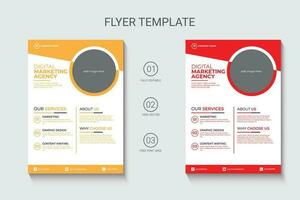 modern business flyer design,  creative flyer template vector