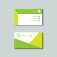 modern and clean simple business card design vector