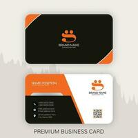 Modern business card layout vector