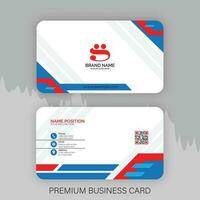 Elegant business card template design vector