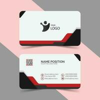 Modern elegant business card template design. vector