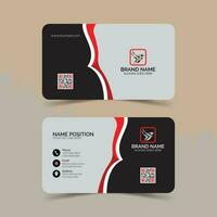 Modern business card layout vector