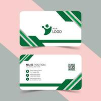 simple business card layout vector