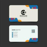 Minimal Business Card Layout vector