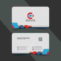 Simple Business Card Layout vector