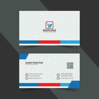Simple Business Card Layout vector