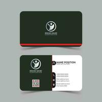 Creative and stylish business card template design. vector