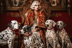 Photo portrait of a fashion women