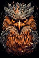 Angry Eagle Logo photo