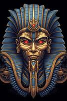 Ai Generative Angry Pharaoh Logo photo