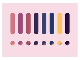 Cute Color Palate vector