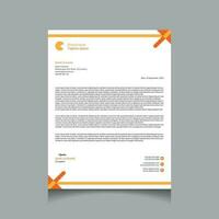 Vector professional creative letterhead template design for your business