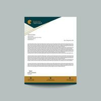 Vector professional creative letterhead template design for your business