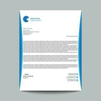 Vector professional creative letterhead template design for your business