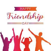 Happy Friendship Day Post Design vector