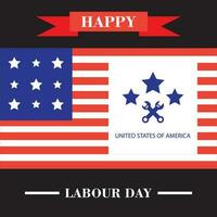 happy labor day icon logo vector design