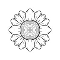 Flower isolated white background suitable for the logo vector