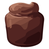 chocolat icône dessin animé ai génératif png