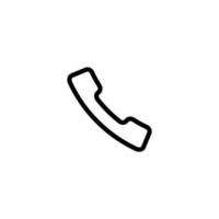 telephone sign symbol vector