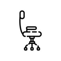 office chair sign symbol vector