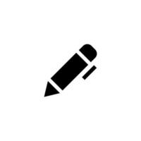 pencil sign symbol vector