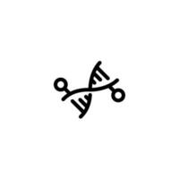 science dna sign symbol vector